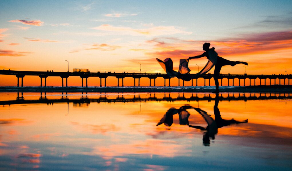 danza al tramonto